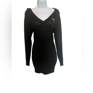 Rocawear Women’s Black Hooded Sweater Mini Dress. Size: Large. Good Condition.